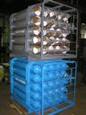 Horizontal cylinder batteries
